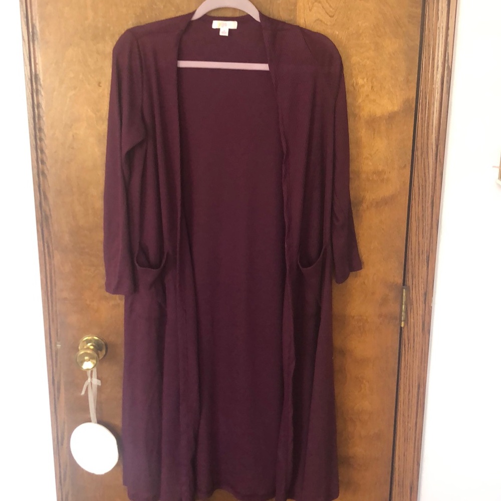 Purple Lularoe Cardigan